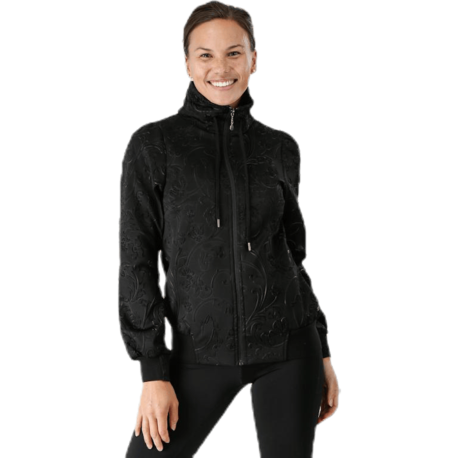 Asphalt Flower Jacket Black