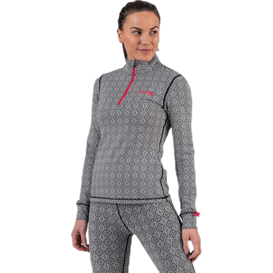 Spin To Win Mid Layer Top White/Black - Bild 4
