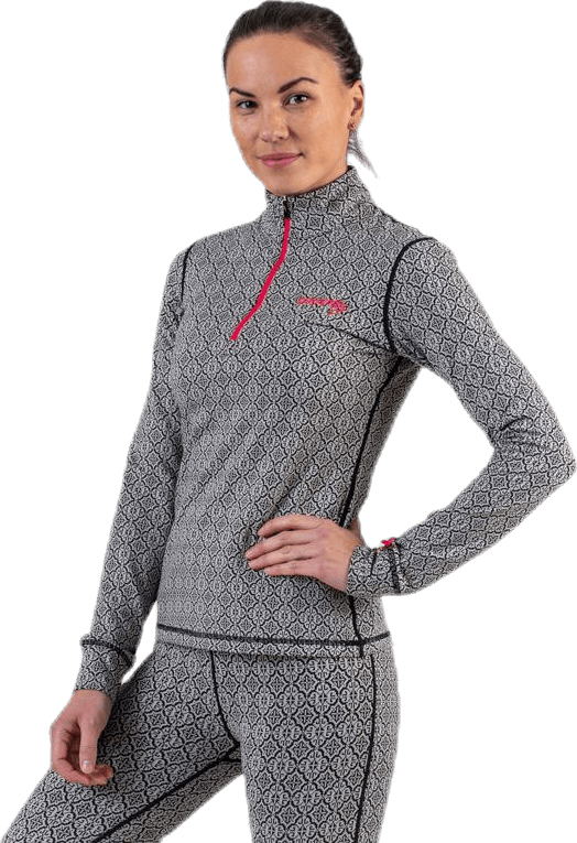 Spin To Win Mid Layer Top White/Black - Bild 5