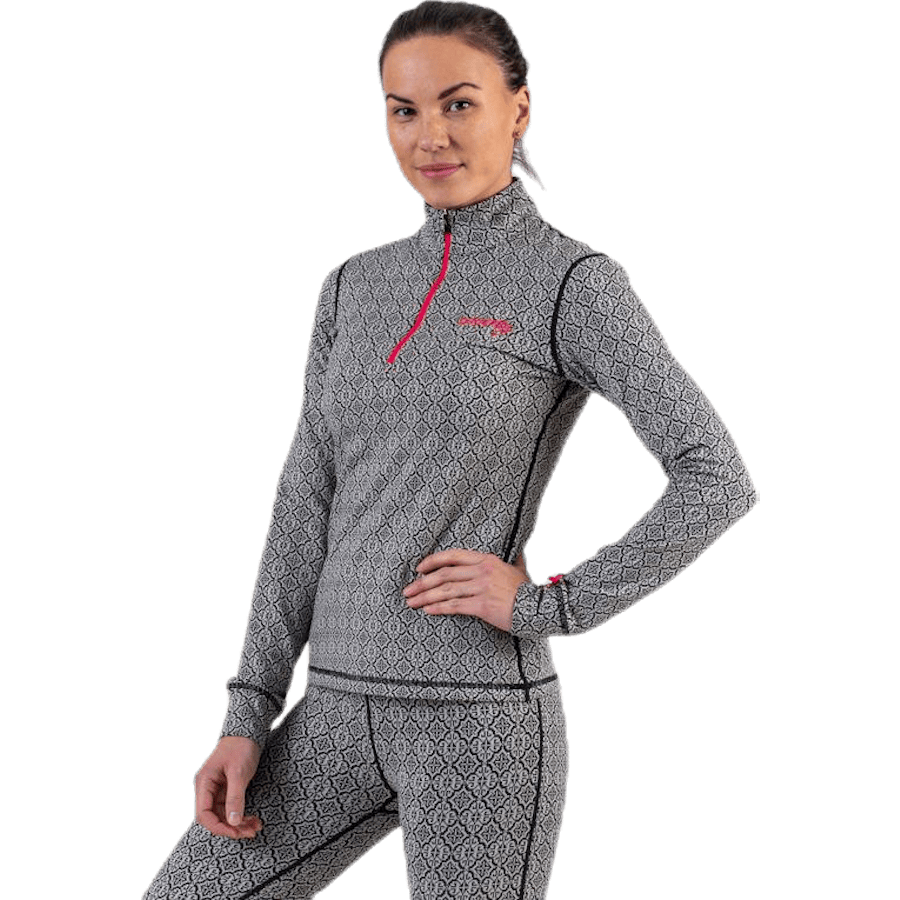 Spin To Win Mid Layer Top White/Black - Bild 5