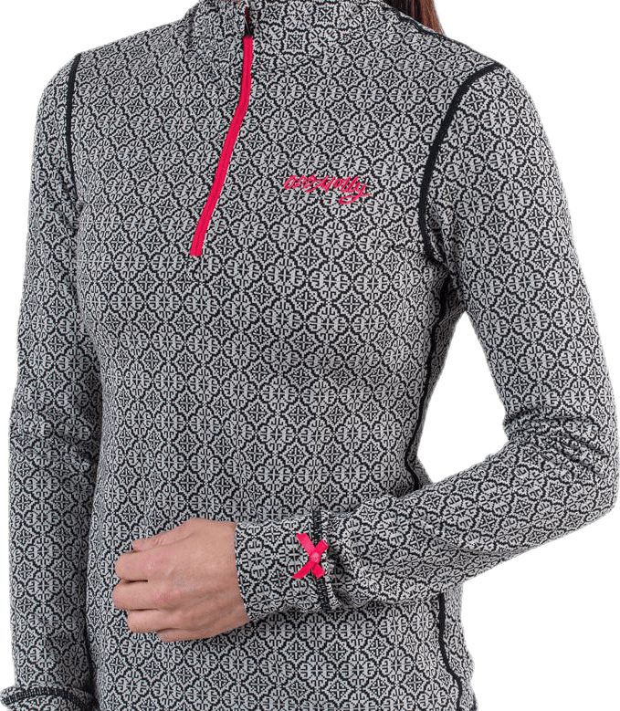 Spin To Win Mid Layer Top White/Black - Bild 6