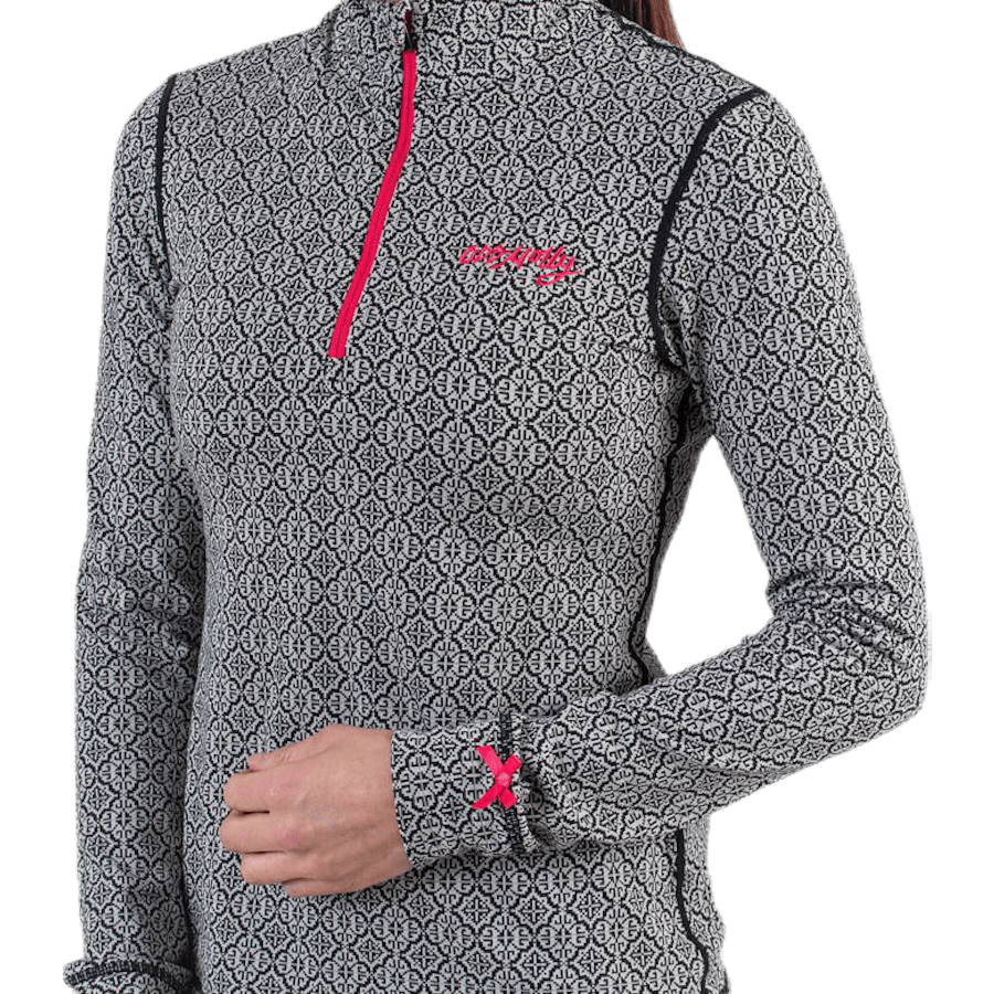 Spin To Win Mid Layer Top White/Black - Bild 6