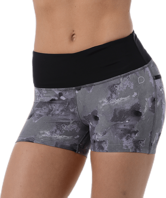 Bow Shorts Patterned/Grey