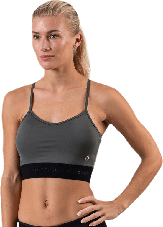 Hailey Elastic Green, Female, Ropa, Sujetador deportivo, Yoga, Verde, M
