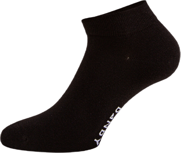 Solid Bamboo Ankle Sock 5-Pack Black