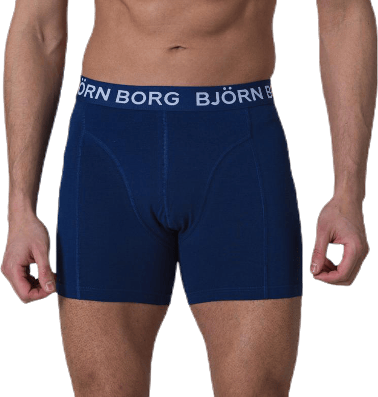 Solid Shorts Blue, Male, Apparels, Underwear, Blue, S