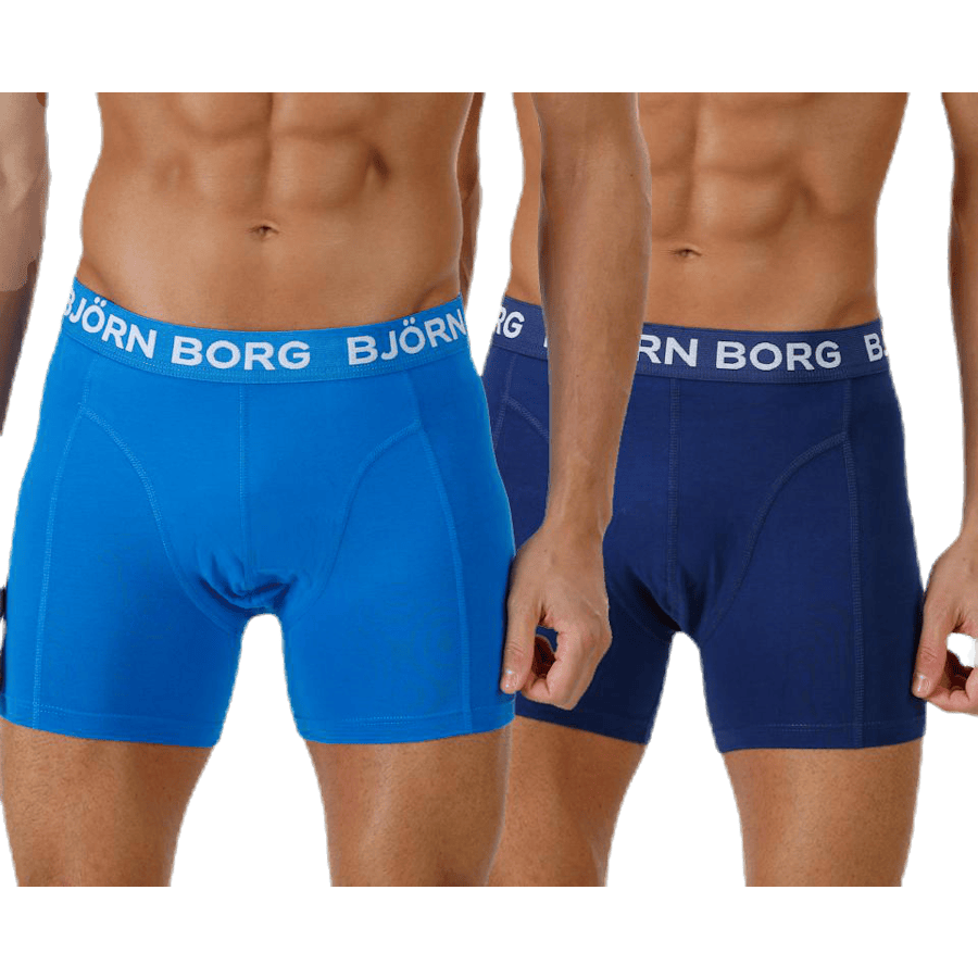 Solid Shorts 2-Pack Blue