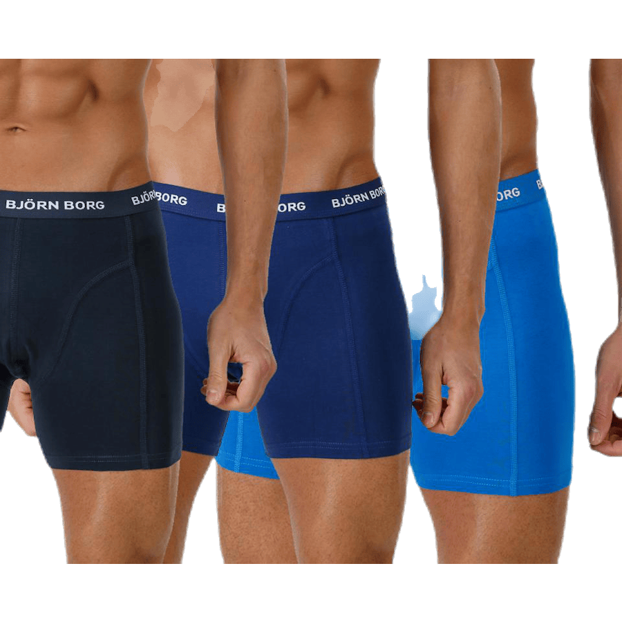 Solid Shorts 3-Pack Blue