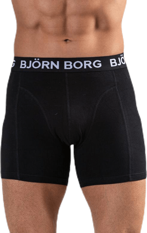 Solid Shorts 2-Pack White/Black, Male, Apparels, Underwear, White/Black, S