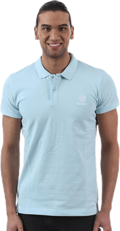 Borg Polo Blue/White