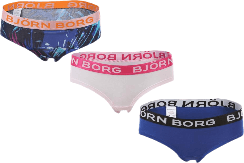 Summer Palm Hadi Hipster 3P Blue/White, Unisex, Kläder, Underkläder, Blå/Vit, 122/128