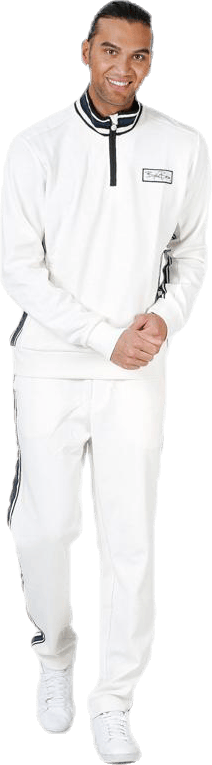 Signature Half Zip Track Jacket White - Bild 4