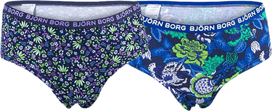 Hipster Strong Flower och Tiny Flower Junior 2-Pack Patterned, Unisex, Apparels, Underwear, Patterned, 170