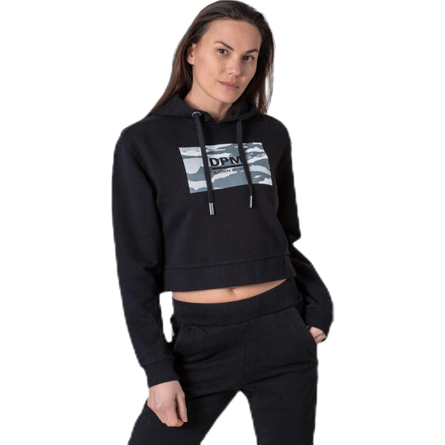 Cropped Dpm Hood Black