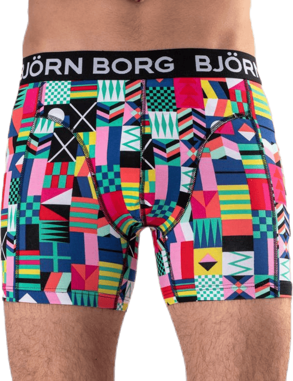 Sammy Geo Flag Shorts 3-pack Green/Black - Bild 6