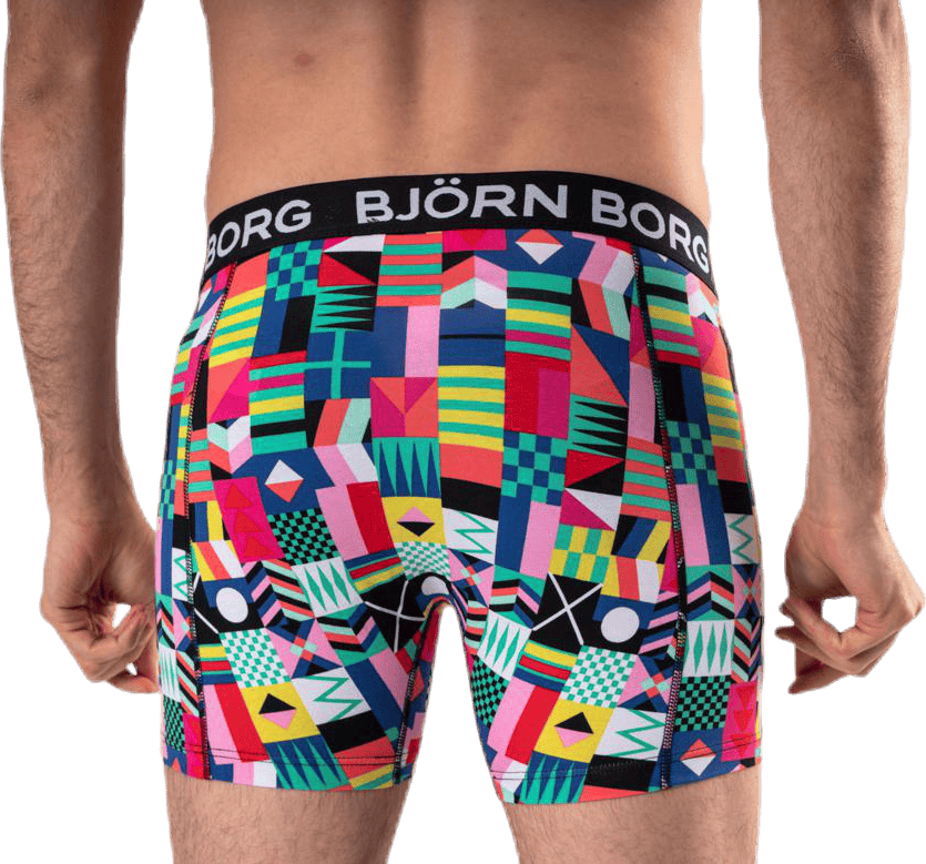 Sammy Geo Flag Shorts 3-pack Green/Black - Bild 8