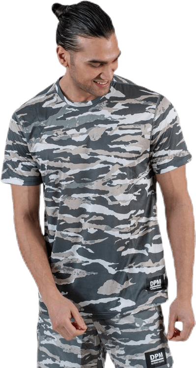 Ax Tee Green/Grey, Male, Kleding, T-shirt, Training, Groen/Grijs, L