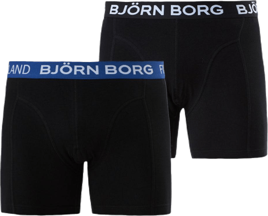 Shorts Sammy Finland 2-pack Black, Male, Kleding, Ondergoed, Zwart, M