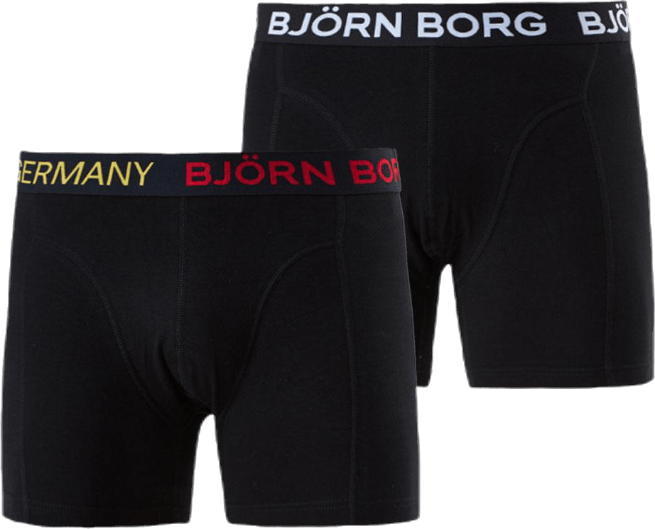 Shorts Sammy Germany 2-pack Black, Male, Kläder, Underkläder, Svart, L