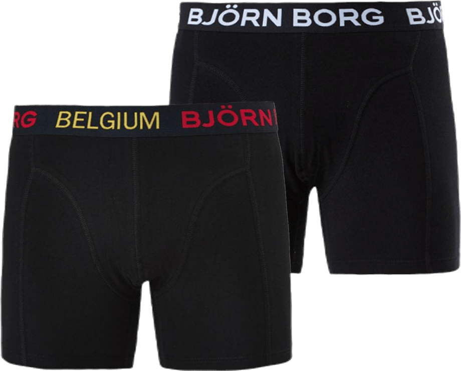 Shorts Sammy Belgium 2-pack Black