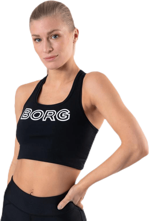 Shelby Soft Top Black, Female, Vêtements, Soutien-gorge de sport, Entraînement, Noir, 36