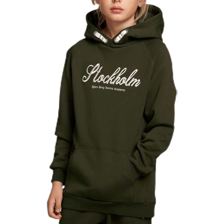 Borg Sport Hoodie Jr Green