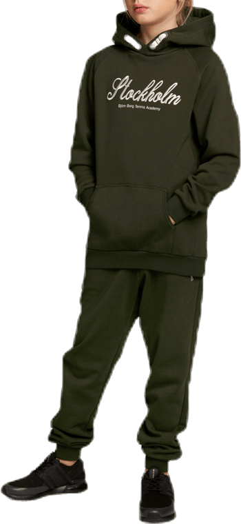 Borg Sport Hoodie Jr Green - Bild 3