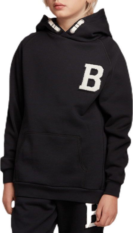 Borg Sport Hoodie Junior Black, Unisex, Apparels, Shirts, Black, 146/152