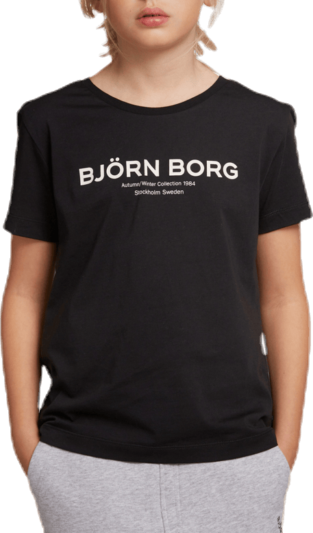 Borg Sport Tee Junior Black, Unisex, Apparels, T-shirt, Black, 122/128