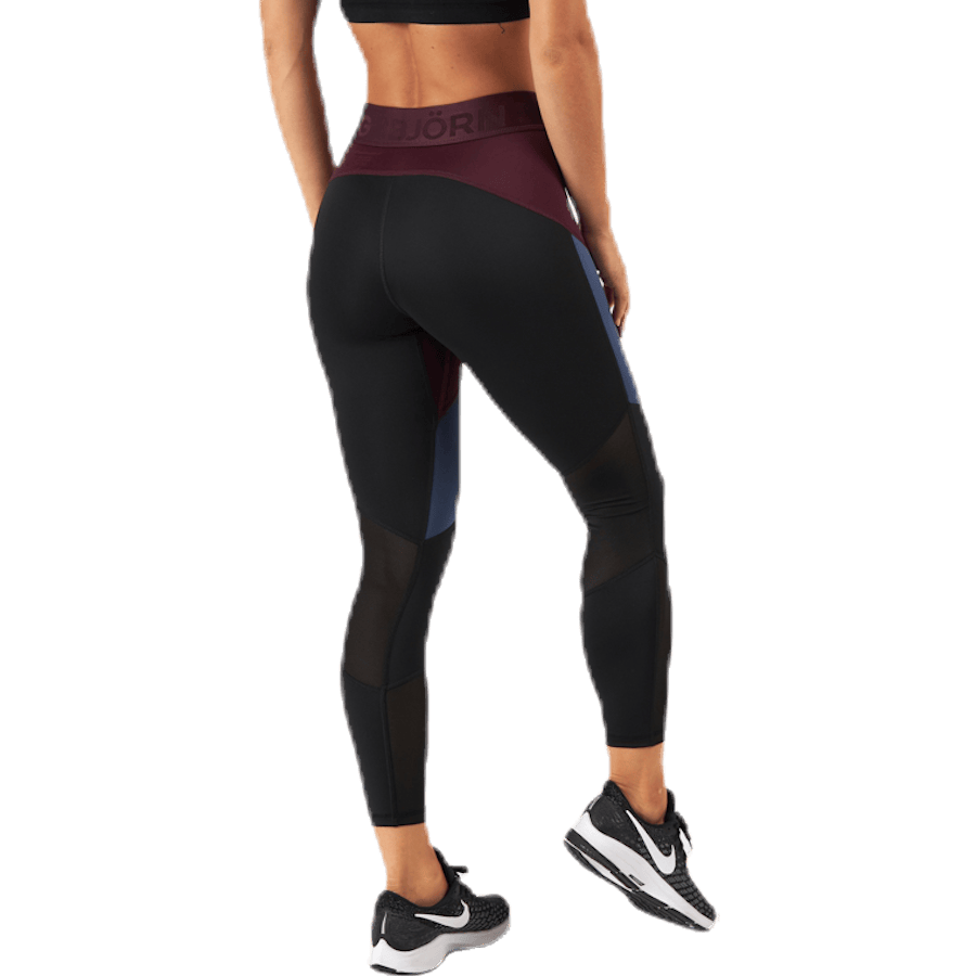 Chia Blocked Tights Red - Bild 3