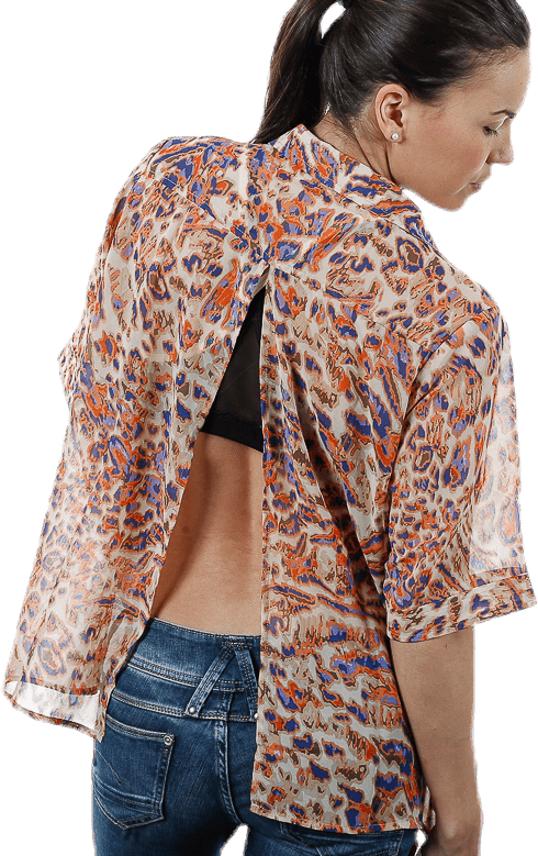 Visby Short Sleeve Patterned/Beige - Bild 3