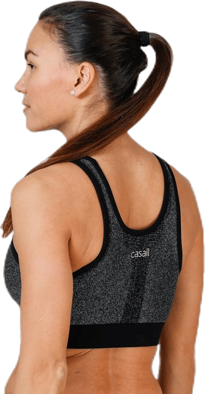 Seamless Sparkle Sports Top Black - Bild 2