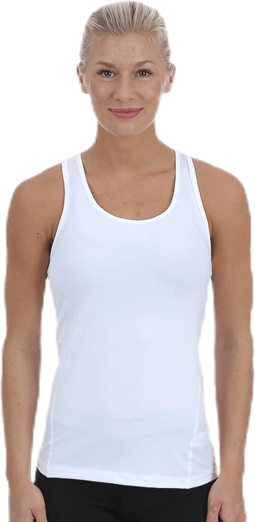 Essential Racerback White, Female, Apparels, Tops, Workout, White, 38