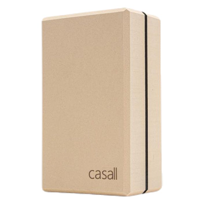 Yoga block bamboo Beige, Unisex, Ekwipunek, Sprzęt treningowy, Yoga, Beżowy, ONESIZE