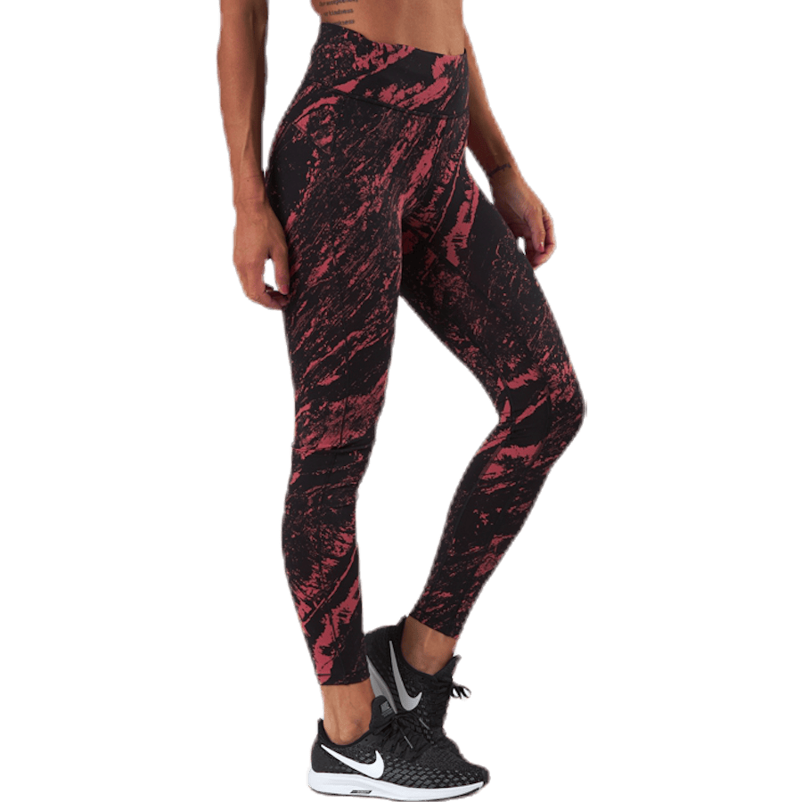 Classic Printed 7/8 Tights Pink - Bild 2