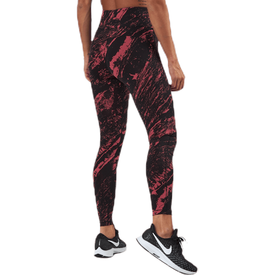 Classic Printed 7/8 Tights Pink - Bild 3