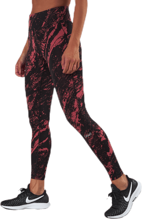 Classic Printed 7/8 Tights Pink - Bild 4