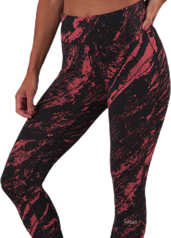 Classic Printed 7/8 Tights Pink - Bild 5