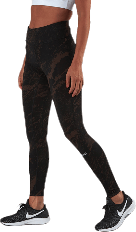 Classic Printed 7/8 Tights Brown/Black - Bild 4