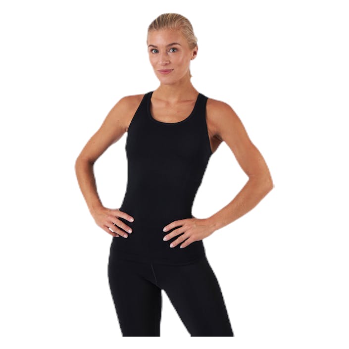 Classic Seamless Racerback Black, Female, Apparels, Tops, Workout, Black, L