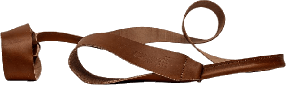 Leather Mat Carry Strap Black, Unisex, Attrezzature, Attrezzature per l'allenamento, Yoga, Nero, ONESIZE