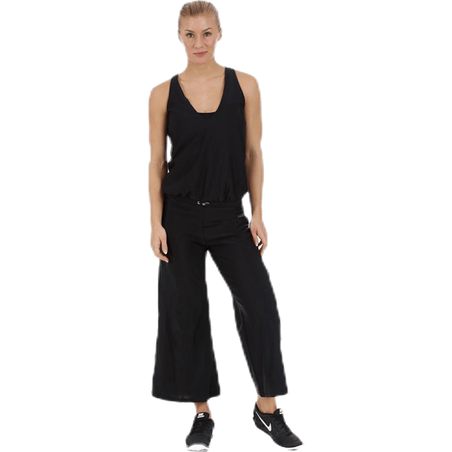 Lacing jumpsuit Black