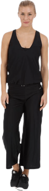 Lacing jumpsuit Black