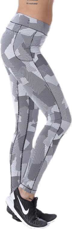 Graphic line tights White - Bild 4