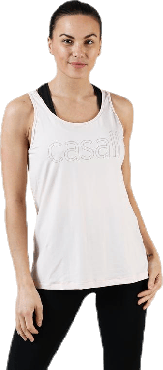 Logo Relaxed Tank Pink