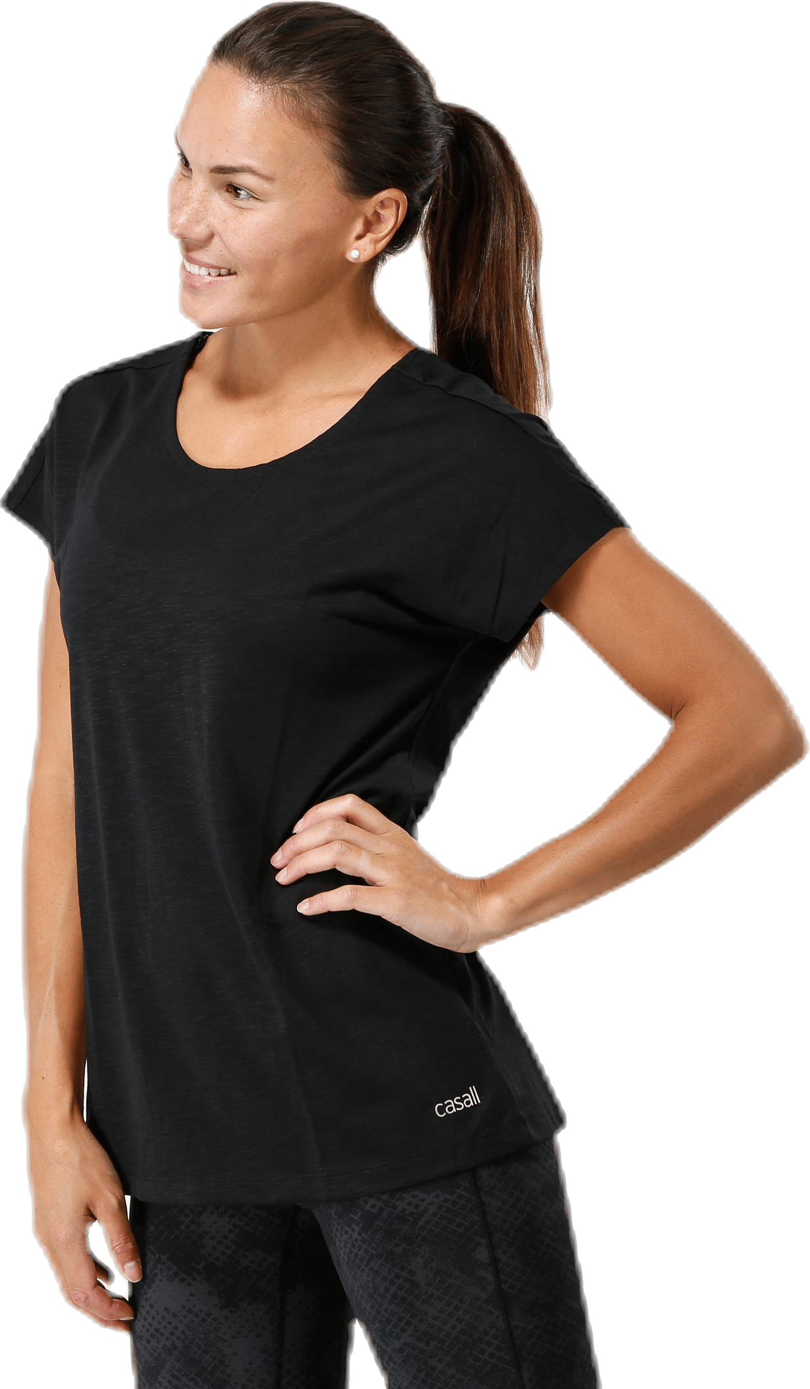 Raw Elastic Tee Black - Bild 3