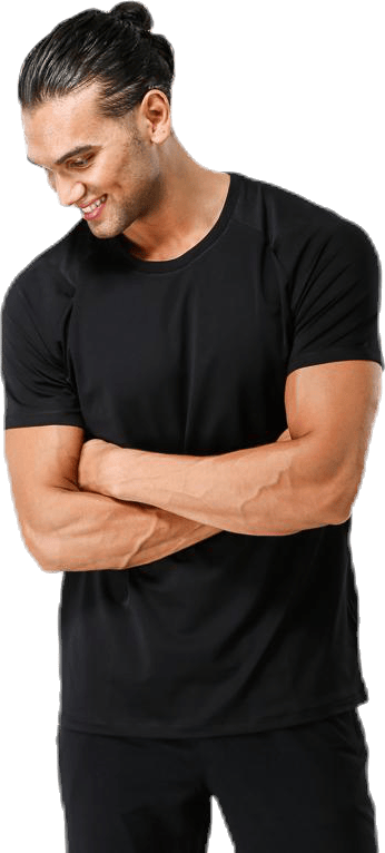 Power Tee Black, Male, Kleding, T-shirt, Training, Zwart, XL