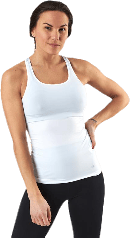 Sport Racerback White, Female, Abbigliamento, Tops, Allenamento, Bianca, 38