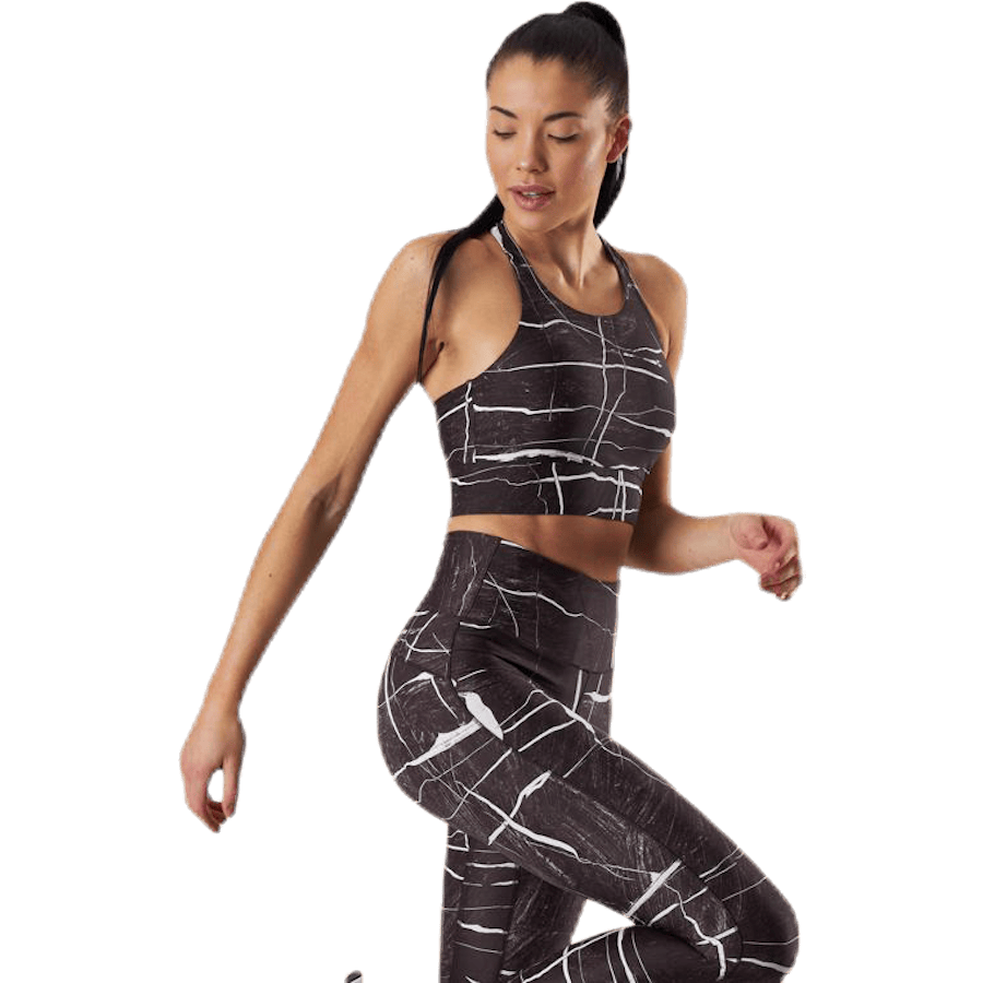 Concious Connected Sports Top Brown/White