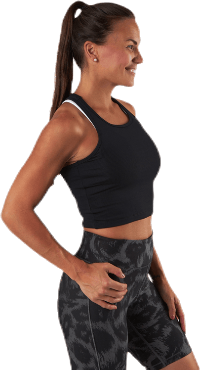 Bold Rib Crop Tank Black - Bild 2